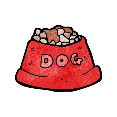 Cartoon Dog Food N25