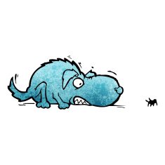 funny cartoon dog N37