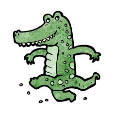 dancing crocodile cartoon N2