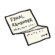 cartoon financial letter in post N7