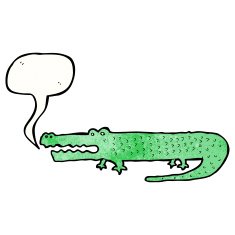 Cartoon Crocodile N146