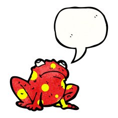 cartoon poison frog N2