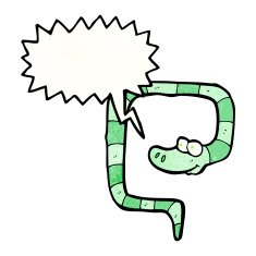 hissing snake cartoon N52