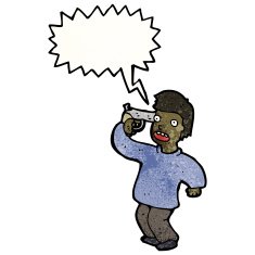 cartoon man with gun to head N12