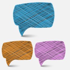 hand draw speech bubbles N3