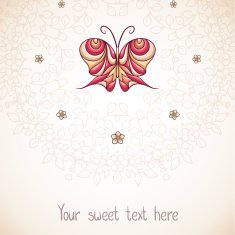 Elegant background with butterfly N2