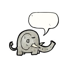 Cartoon Elephant N123