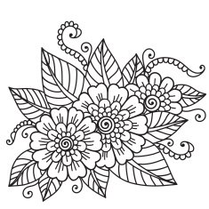 Flower ornament N3