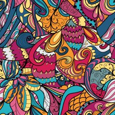 Seamless abstract hand-drawn texture N15
