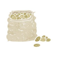 Cartoon Sack Of Potatoes N33