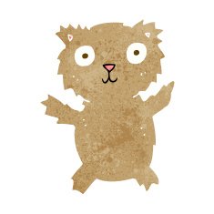 cartoon teddy bear N546