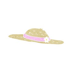 cartoon summer hat N36