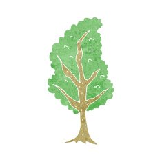 Cartoon Tree N278