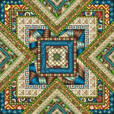 Seamless pattern with geometric elements N6