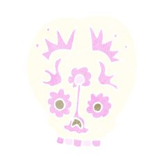 cartoon sugar skull N15