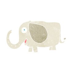 cartoon baby elephant N16