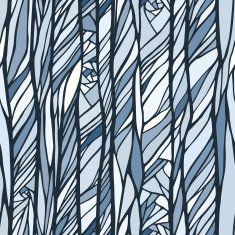Seamless pattern with colorful abstract doodle ornament N14