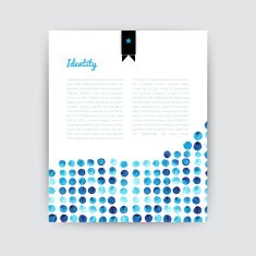 Vector watercolor circles Corporate identity