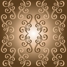 Seamless Ornate Abstract Pattern N36