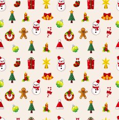 Seamless Christmas pattern N14
