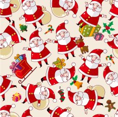 Seamless Christmas pattern N15