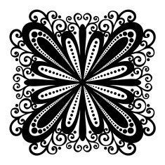 Beautiful Deco Square (Vector) N5