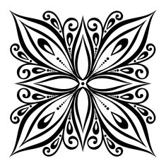Beautiful Deco Square (Vector) N6