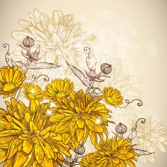 Beautiful floral background N17