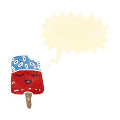 retro cartoon ice lolly N4