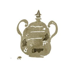 cartoon cracked pot N3