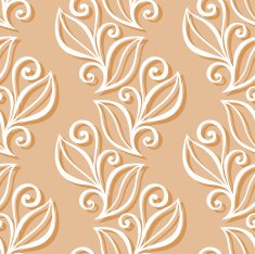 Seamless floral pattern with leaves N8