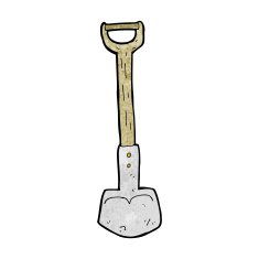 Cartoon Shovel N37