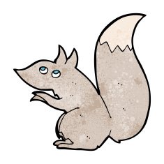 Cartoon Squirrel N92