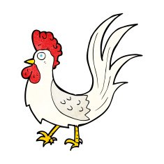 cartoon cockerel N54
