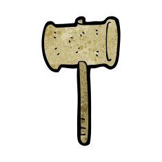 Cartoon Gavel N25
