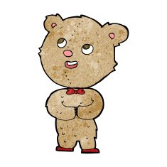 cartoon cute teddy bear N96