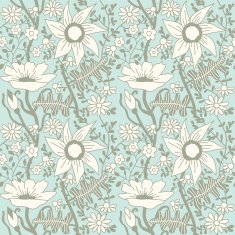 Seamless texture with flowers Endless floral pattern N98