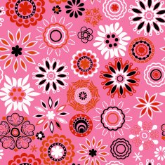 Seamless texture with flowers Endless floral pattern N101