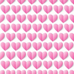 Heart seamless vector background N2