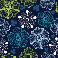 Seamless texture with flowers N51