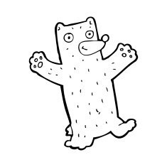 Cartoon Bear N199
