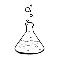 cartoon science chemicals N14