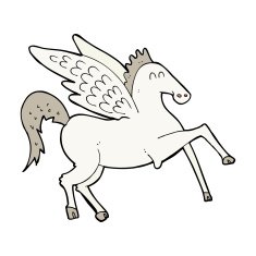 Cartoon Pegasus N12