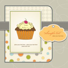 Birthday cupcake N34