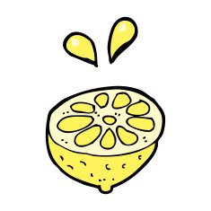 cartoon fresh lemon N4