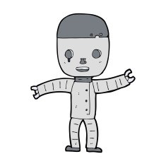 Cartoon Robot N469