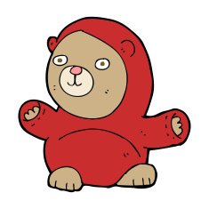 cartoon teddy bear N550