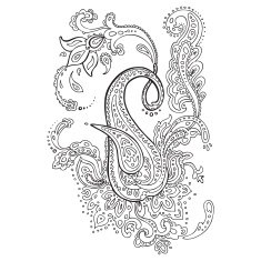 Paisley Ethnic ornament