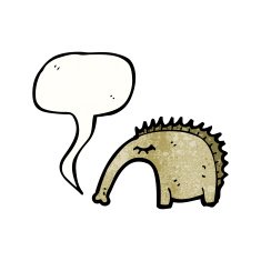 Cartoon Aardvark N12