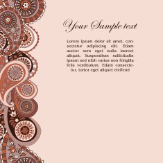 paisley background and place for your text N4